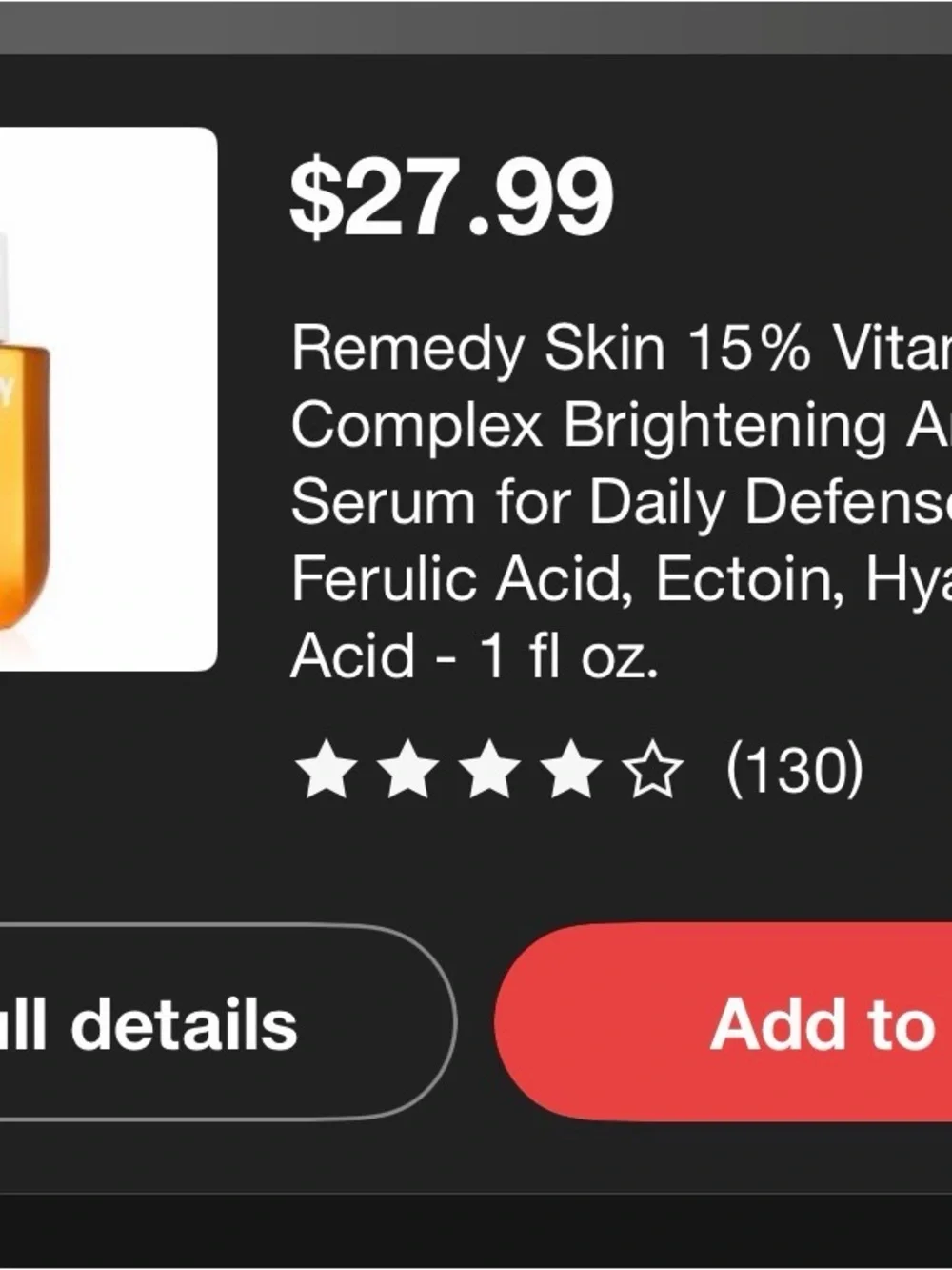 REMEDY BUNDLE- Healthy Aging Adv Serum & 15% Vitamin C Serum RV:$64!